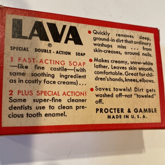 Vintage three LAVA soap bars. - Picture 3 of 8
